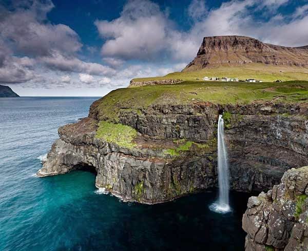 Ilhas Na Faroé Menina Encontre