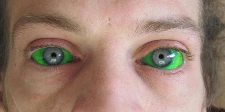 Ativasso Olhos Tatuado Verdes Branco